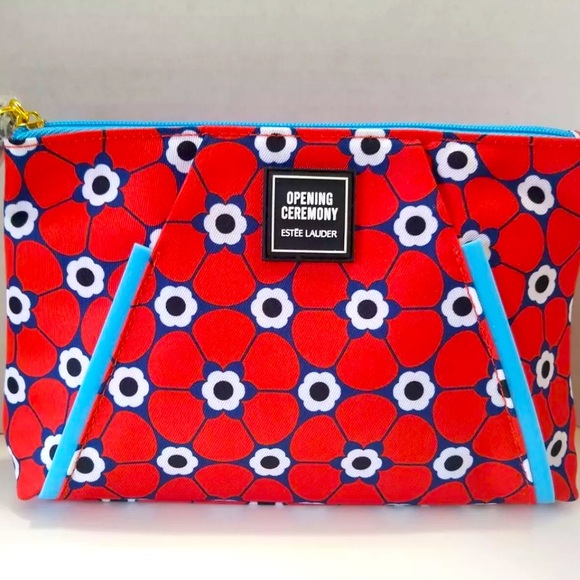 Estee Lauder Handbags - Opening Ceremony ESTEE LAUDER Cosmetic Bag Purse Travel Case Makeup